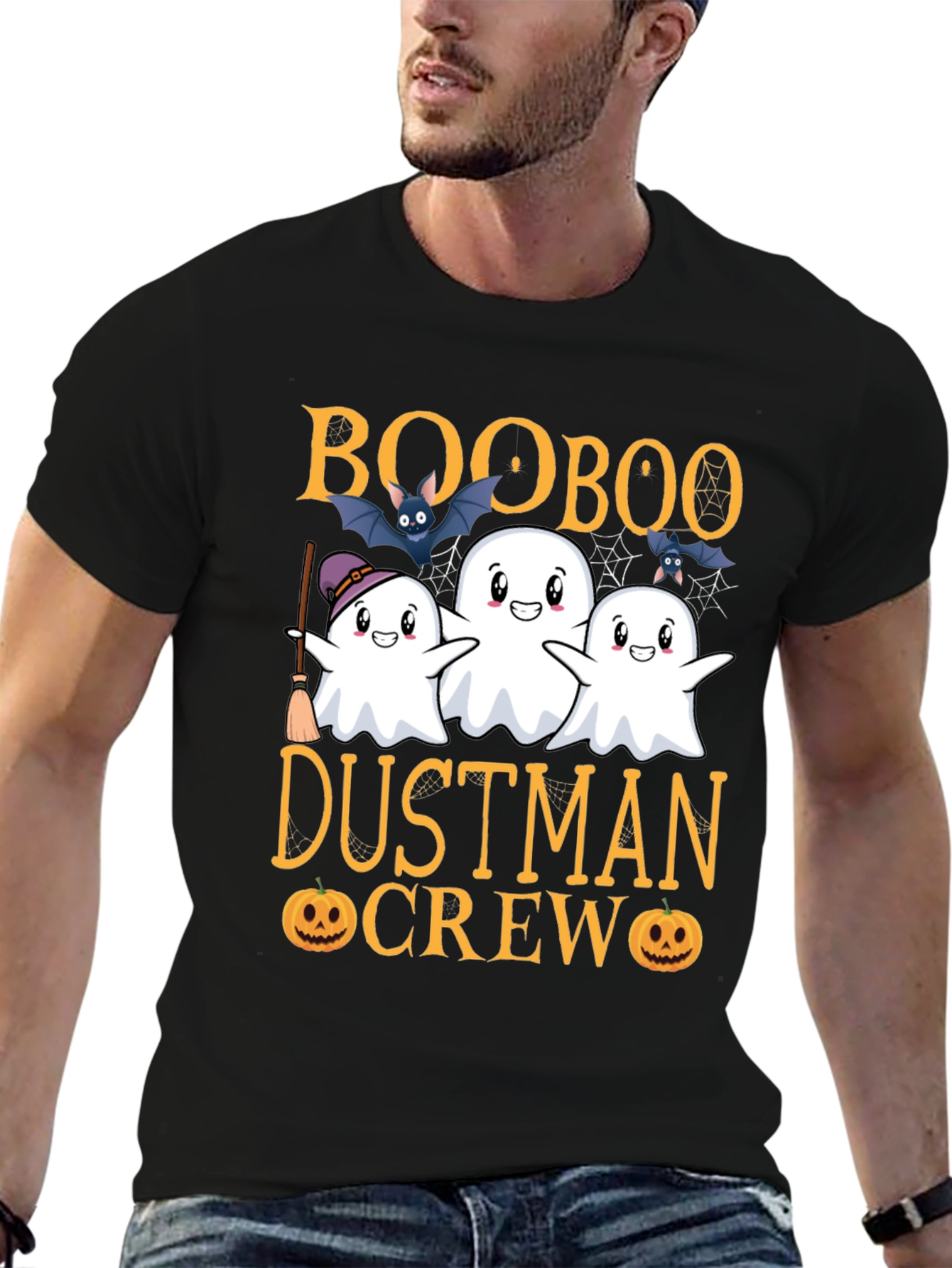 Boo Boo Dustman Crew Halloween T-Shirt