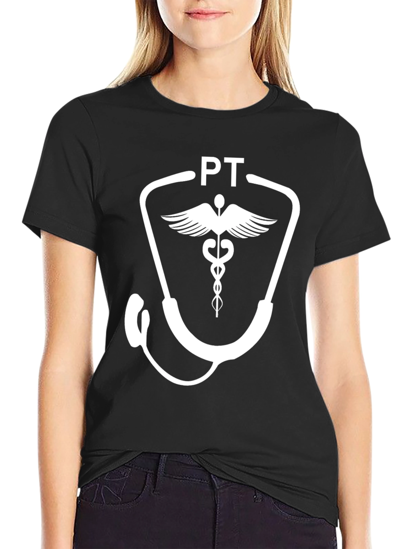 PT Physical Therapy Stethoscope T-Shirt