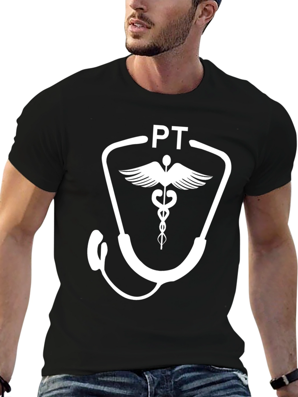 PT Physical Therapy Stethoscope T-Shirt