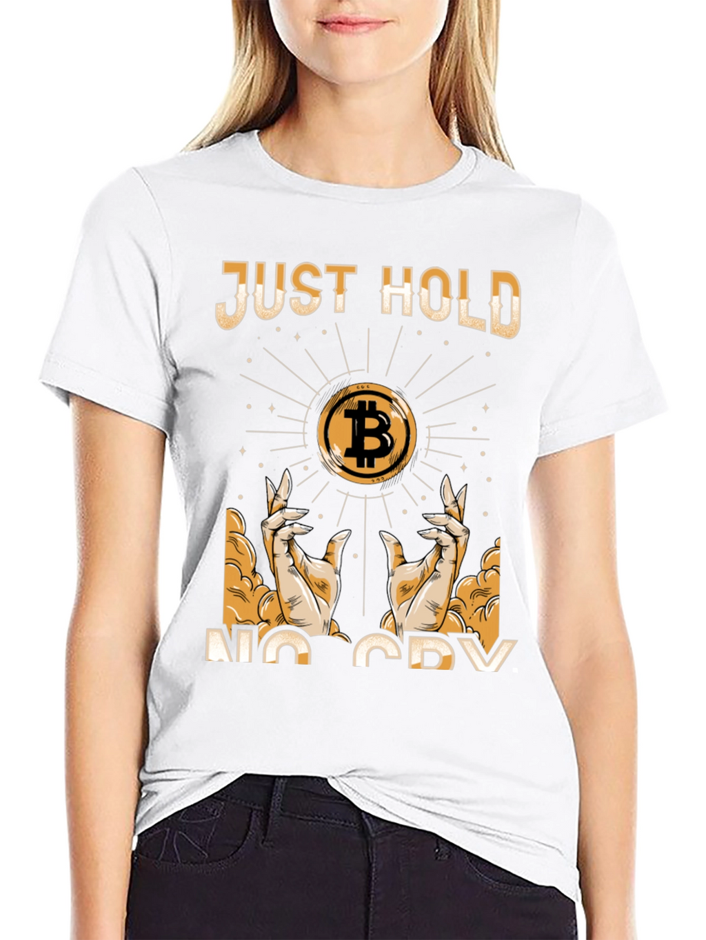 Bitcoin HODL Graphic T-Shirt - Crypto Investment Apparel