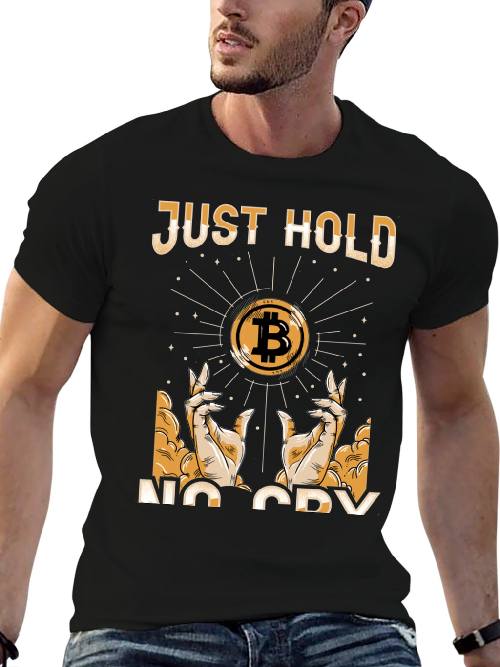 Bitcoin HODL Graphic T-Shirt - Crypto Investment Apparel