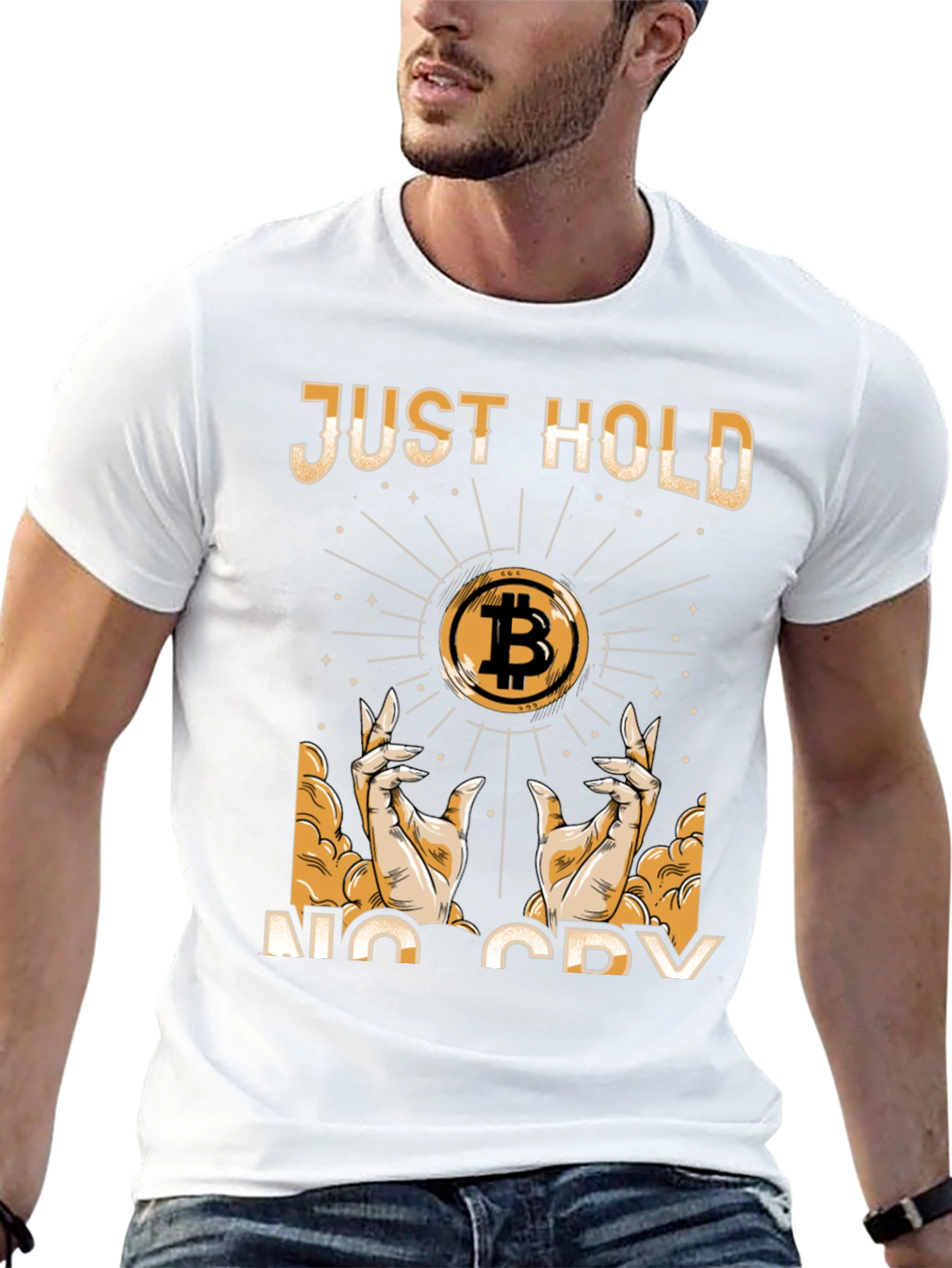 Bitcoin HODL Graphic T-Shirt - Crypto Investment Apparel