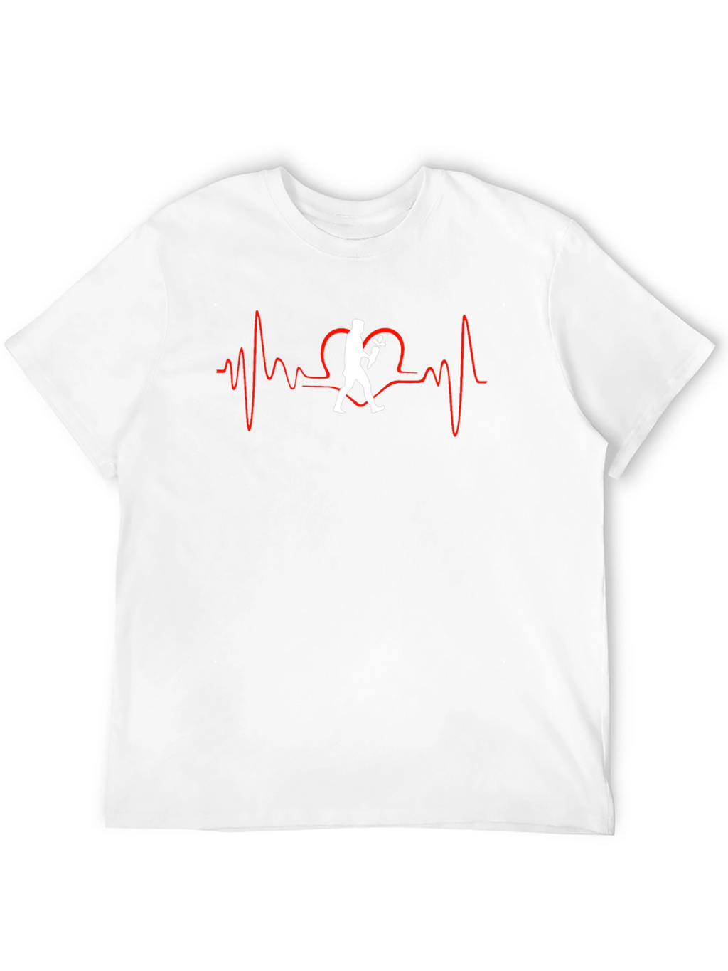 Heartbeat Florist T-Shirt - Black Crew Neck