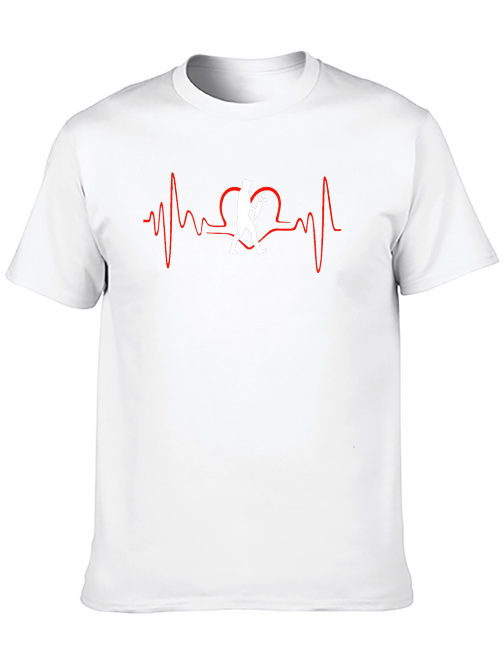 Heartbeat Florist T-Shirt - Black Crew Neck