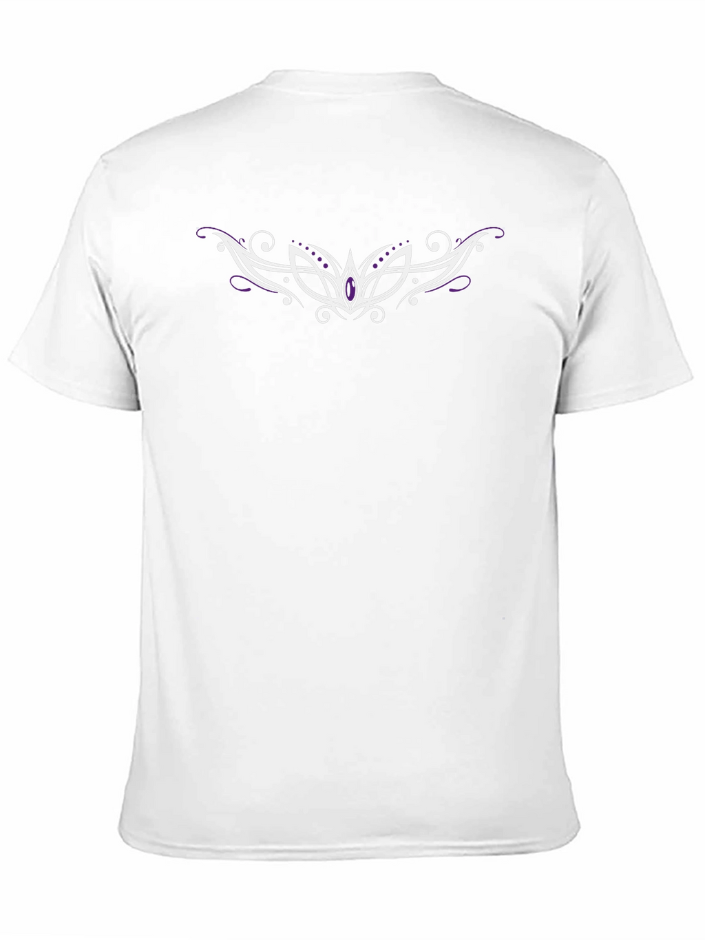 Tribal Style Graphic Print Black T-Shirt