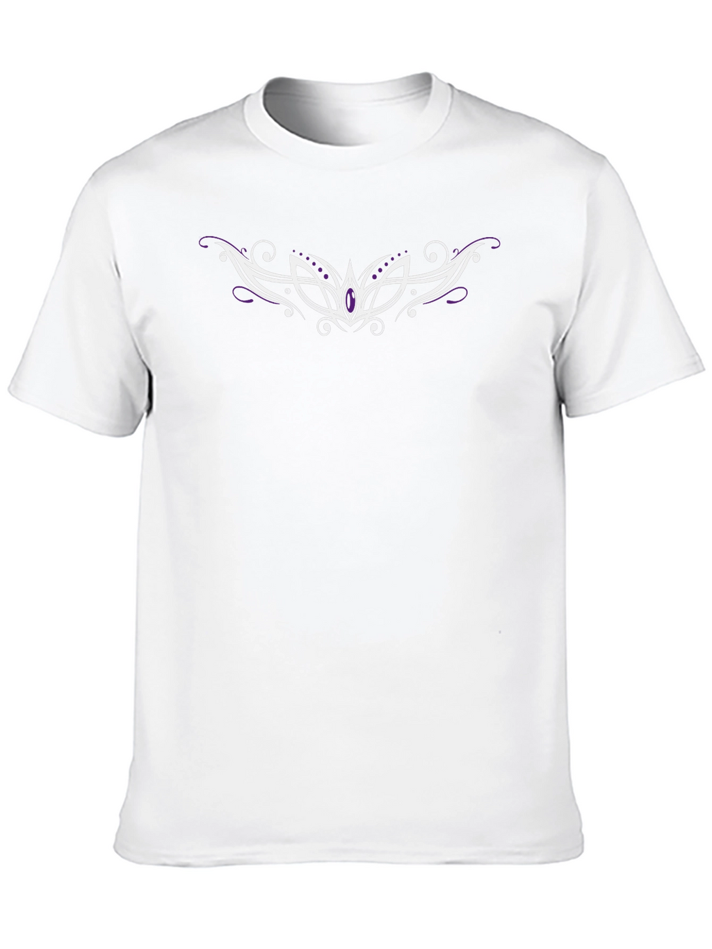 Tribal Style Graphic Print Black T-Shirt