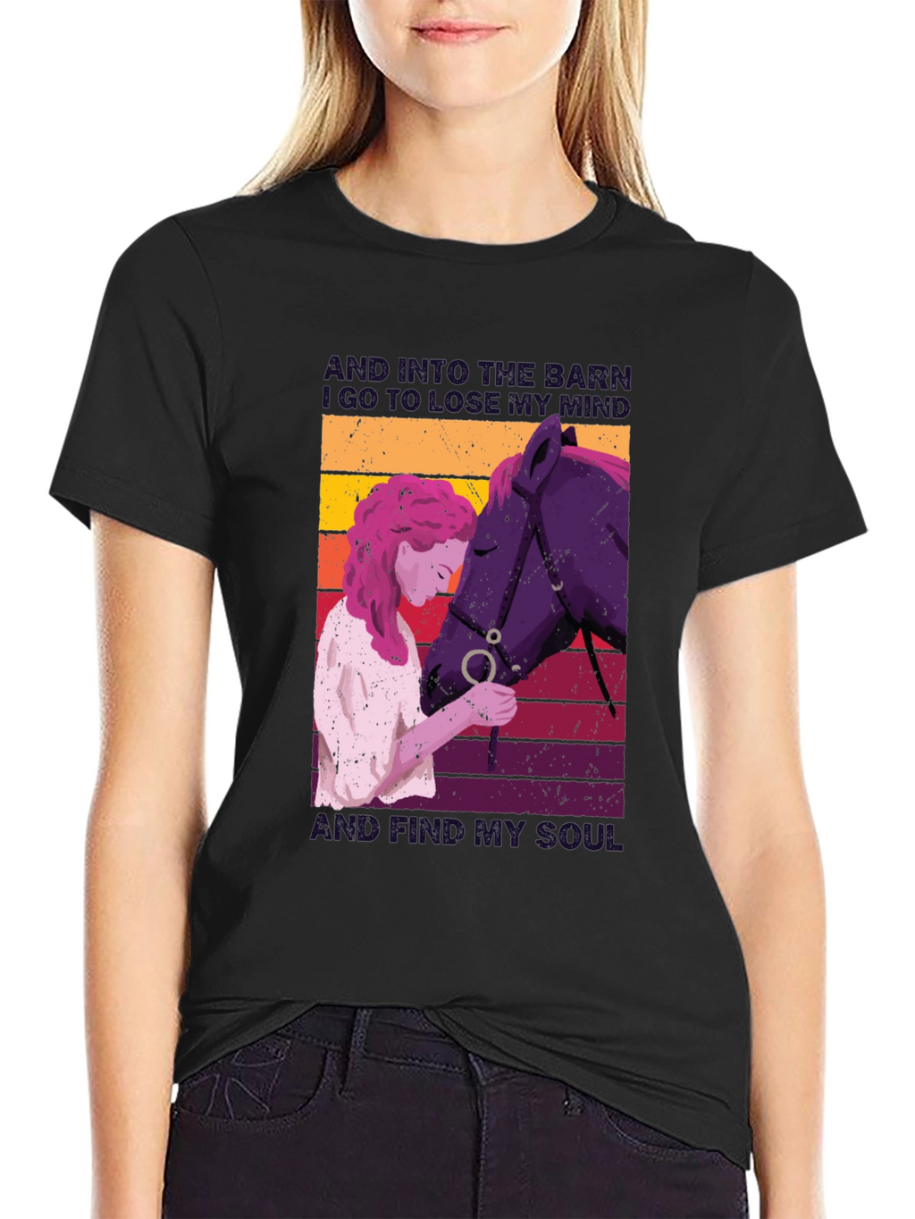 Equestrian Soul T-Shirt: Horse Lovers Comfort