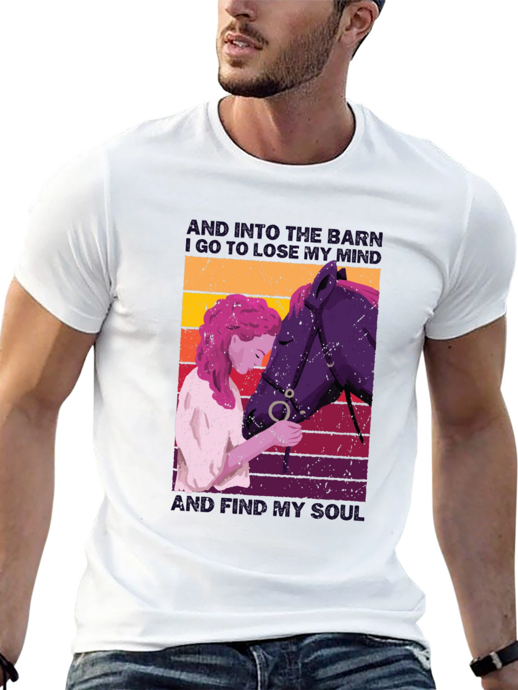 Equestrian Soul T-Shirt: Horse Lovers Comfort