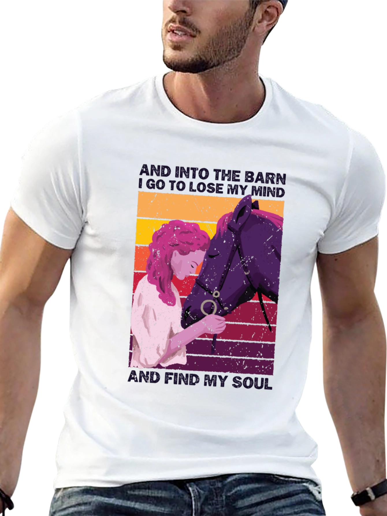 Equestrian Soul T-Shirt: Horse Lovers Comfort