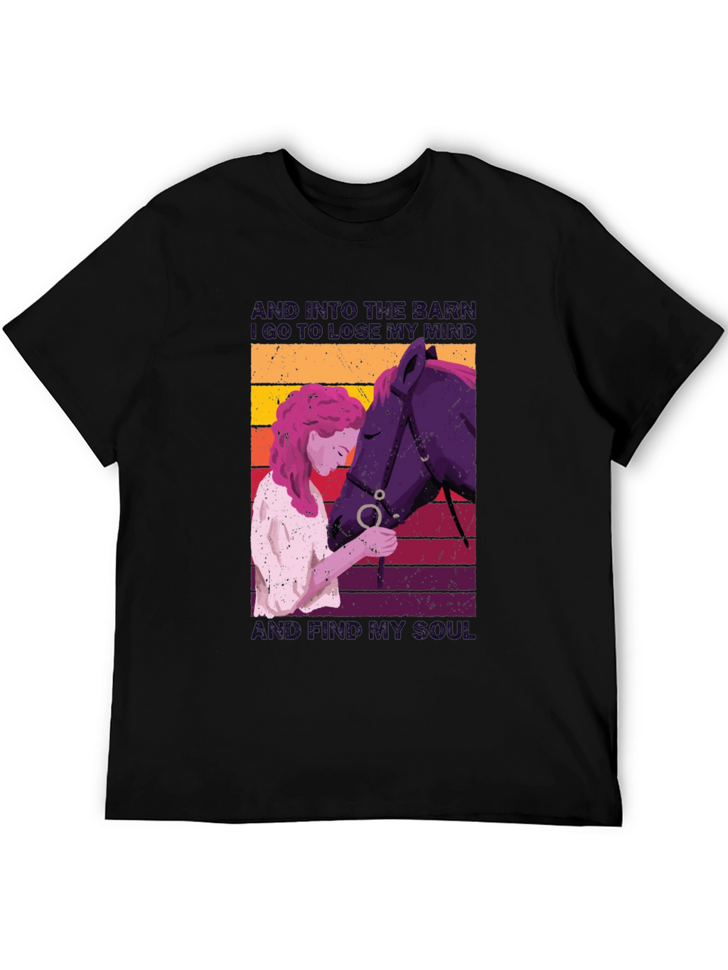 Equestrian Soul T-Shirt: Horse Lovers Comfort