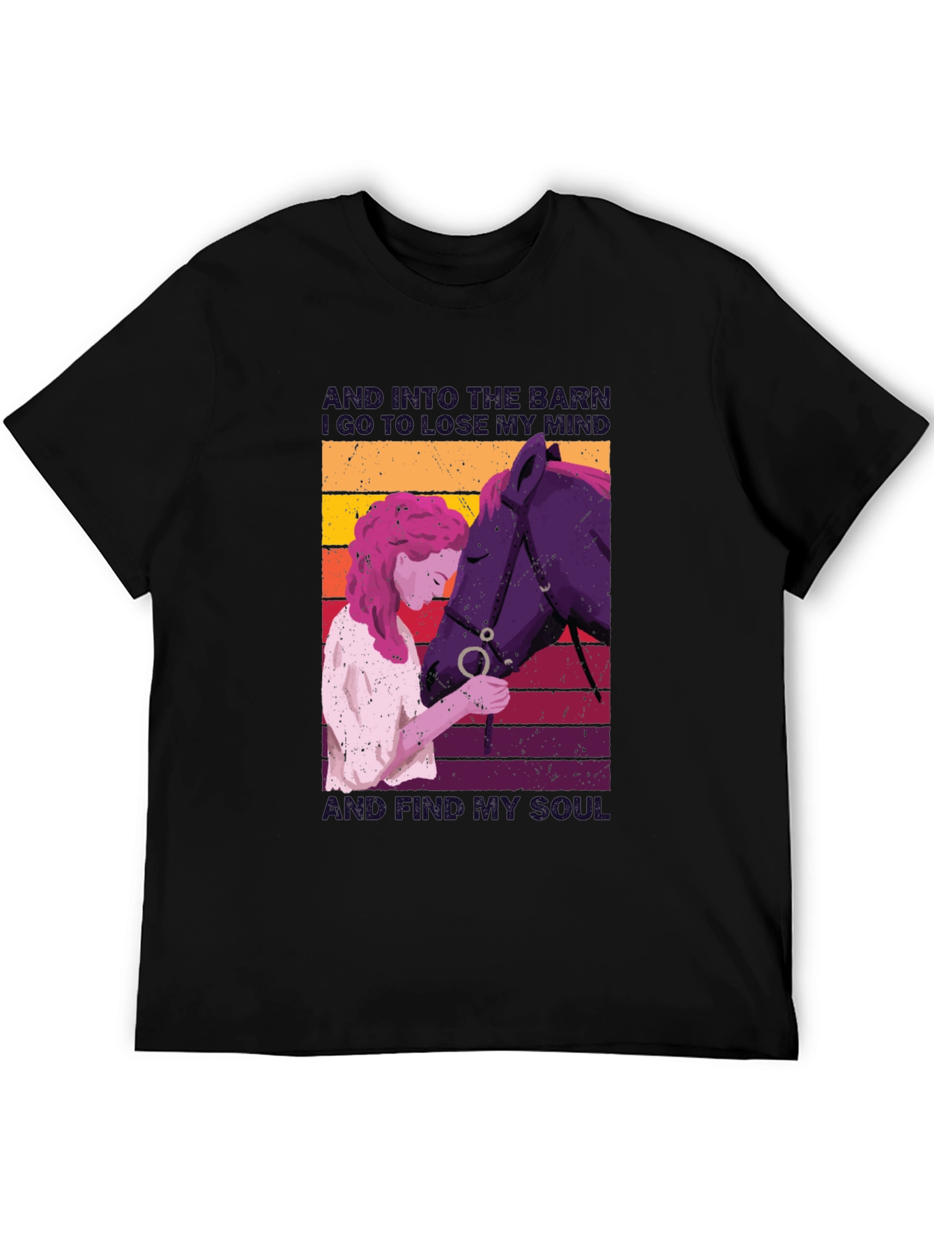 Equestrian Soul T-Shirt: Horse Lovers Comfort