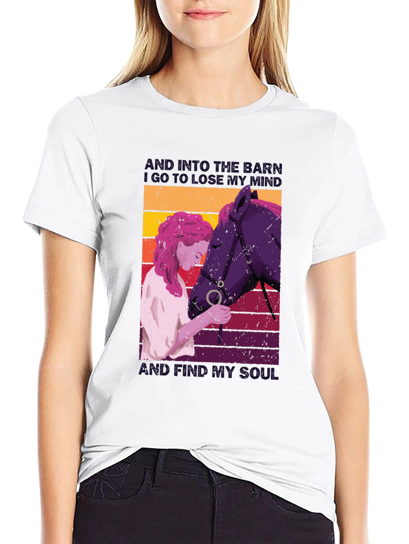 Equestrian Soul T-Shirt: Horse Lovers Comfort