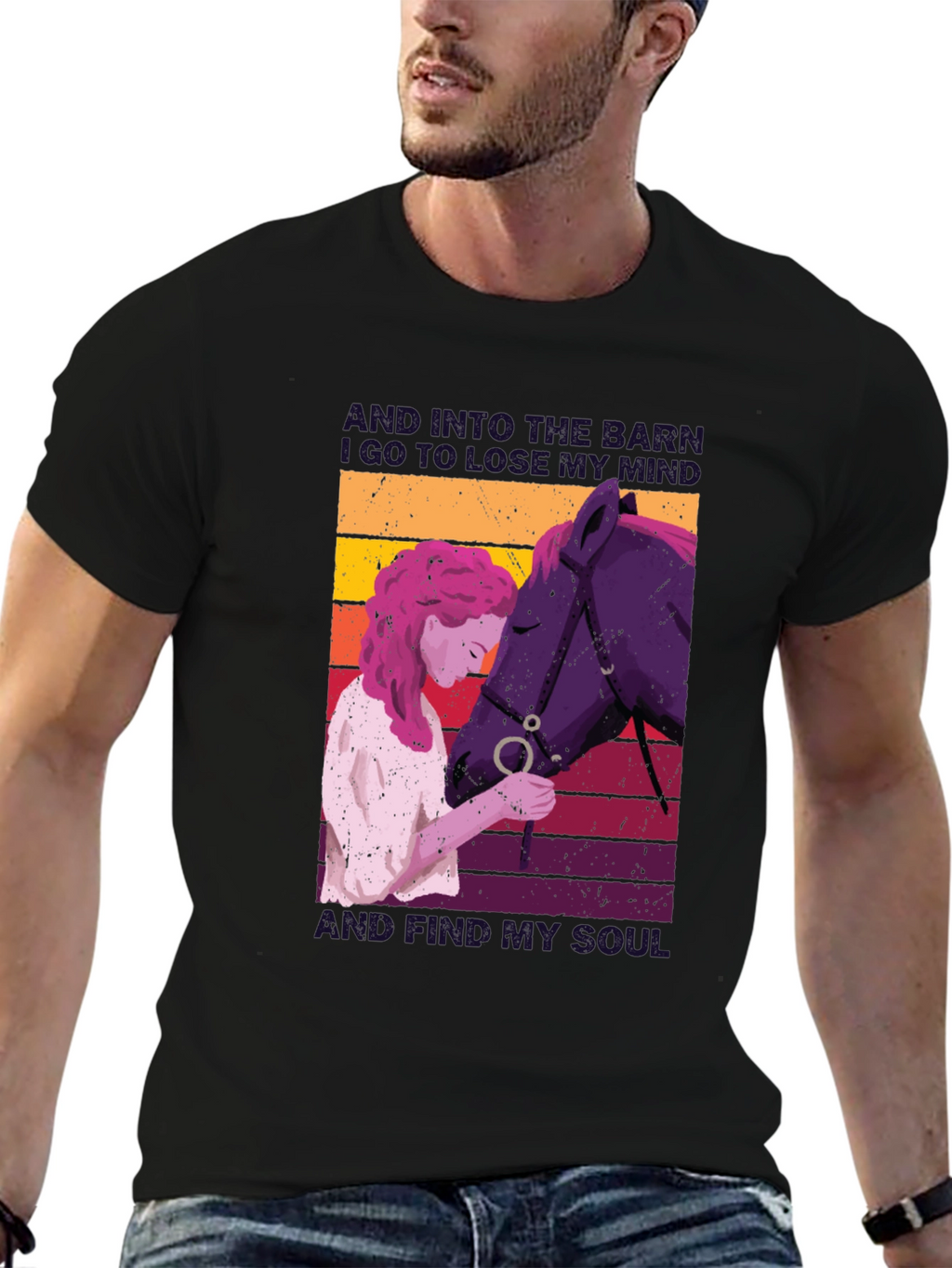 Equestrian Soul T-Shirt: Horse Lovers Comfort