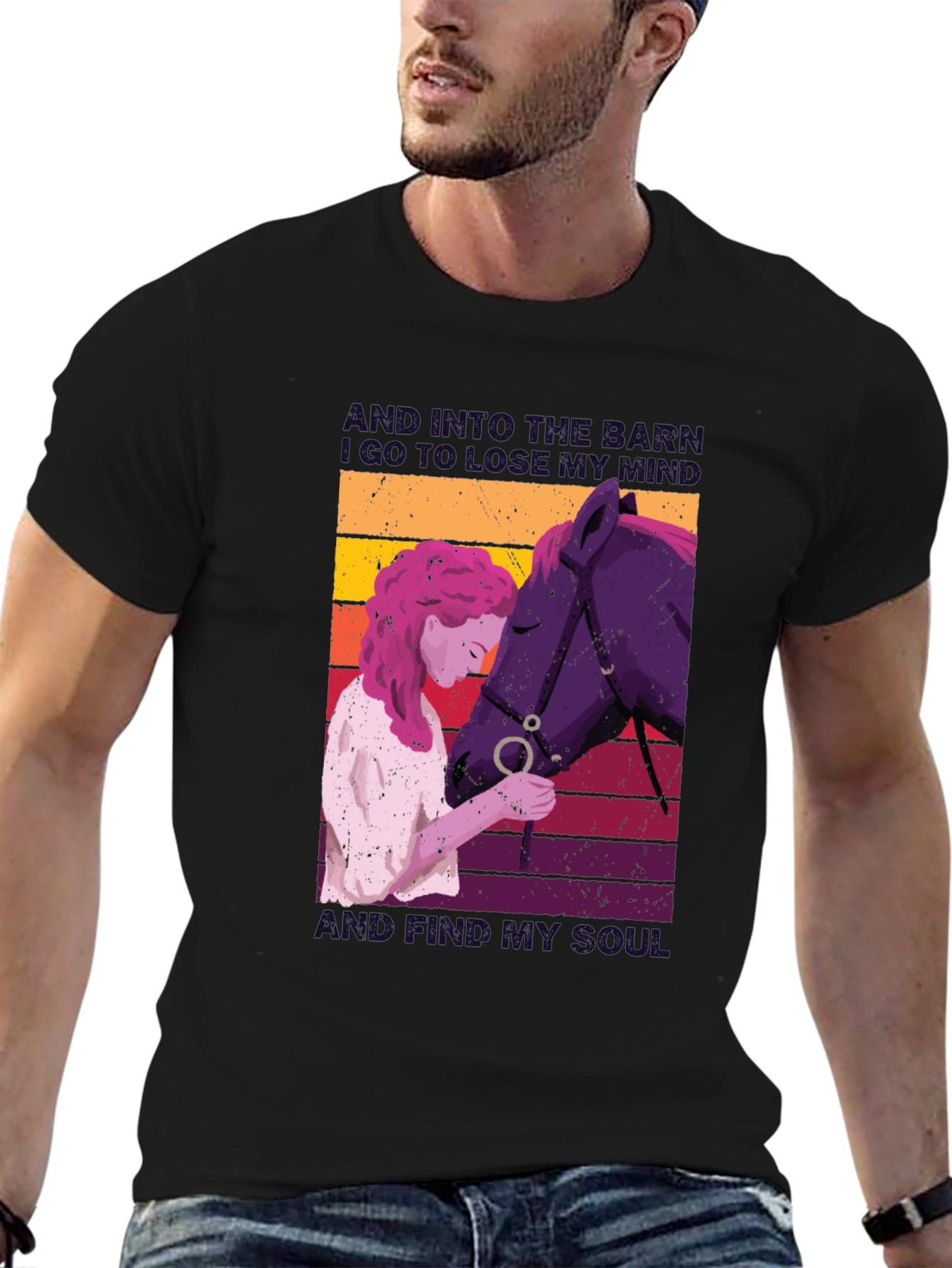 Equestrian Soul T-Shirt: Horse Lovers Comfort