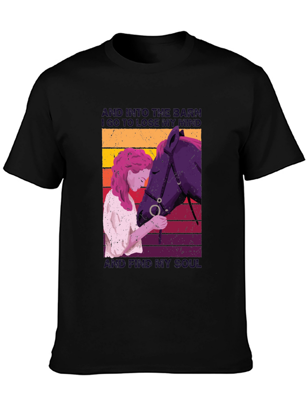 Equestrian Soul T-Shirt: Horse Lovers Comfort