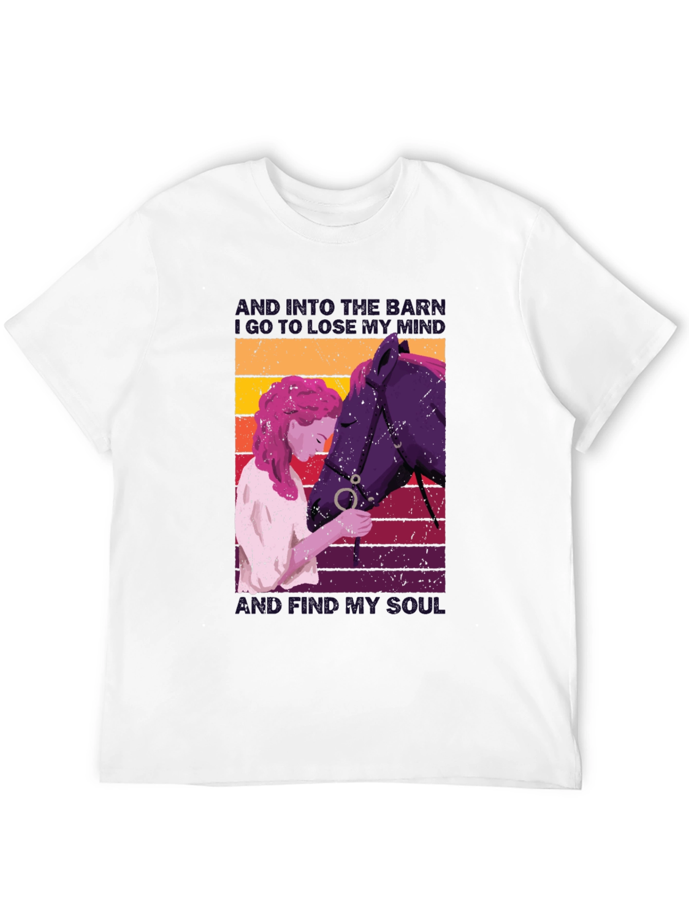 Equestrian Soul T-Shirt: Horse Lovers Comfort