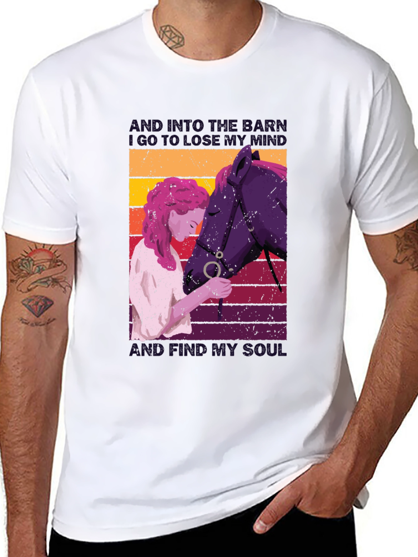 Equestrian Soul T-Shirt: Horse Lovers Comfort