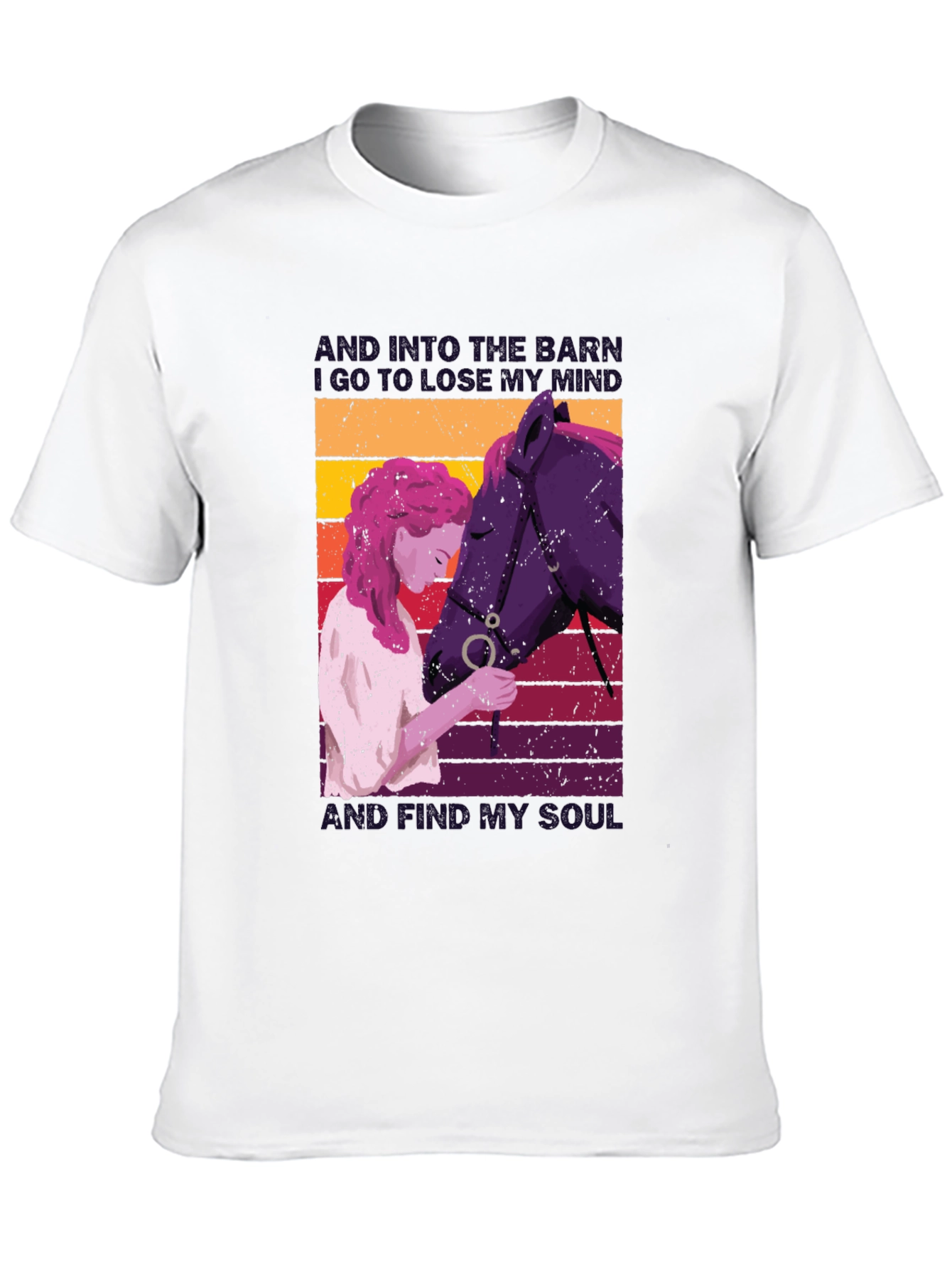 Equestrian Soul T-Shirt: Horse Lovers Comfort