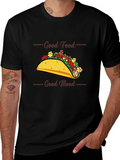 Good Food Good Mood Taco T-Shirt