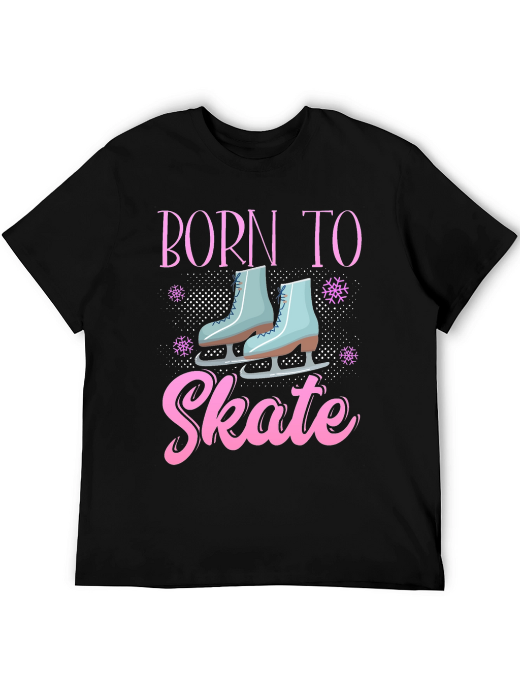 Born To Skate Black Graphic Tee