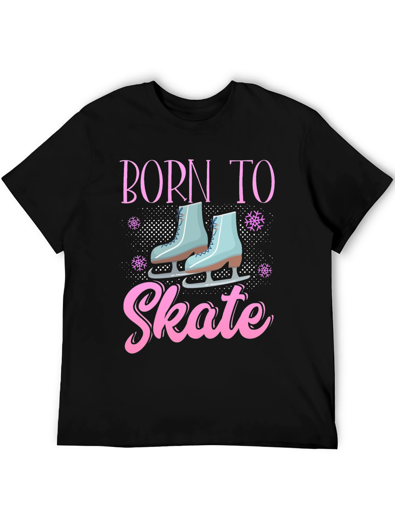 Born To Skate Black Graphic Tee