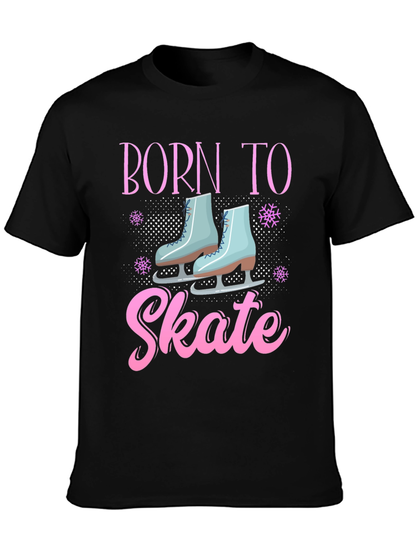 Born To Skate Black Graphic Tee