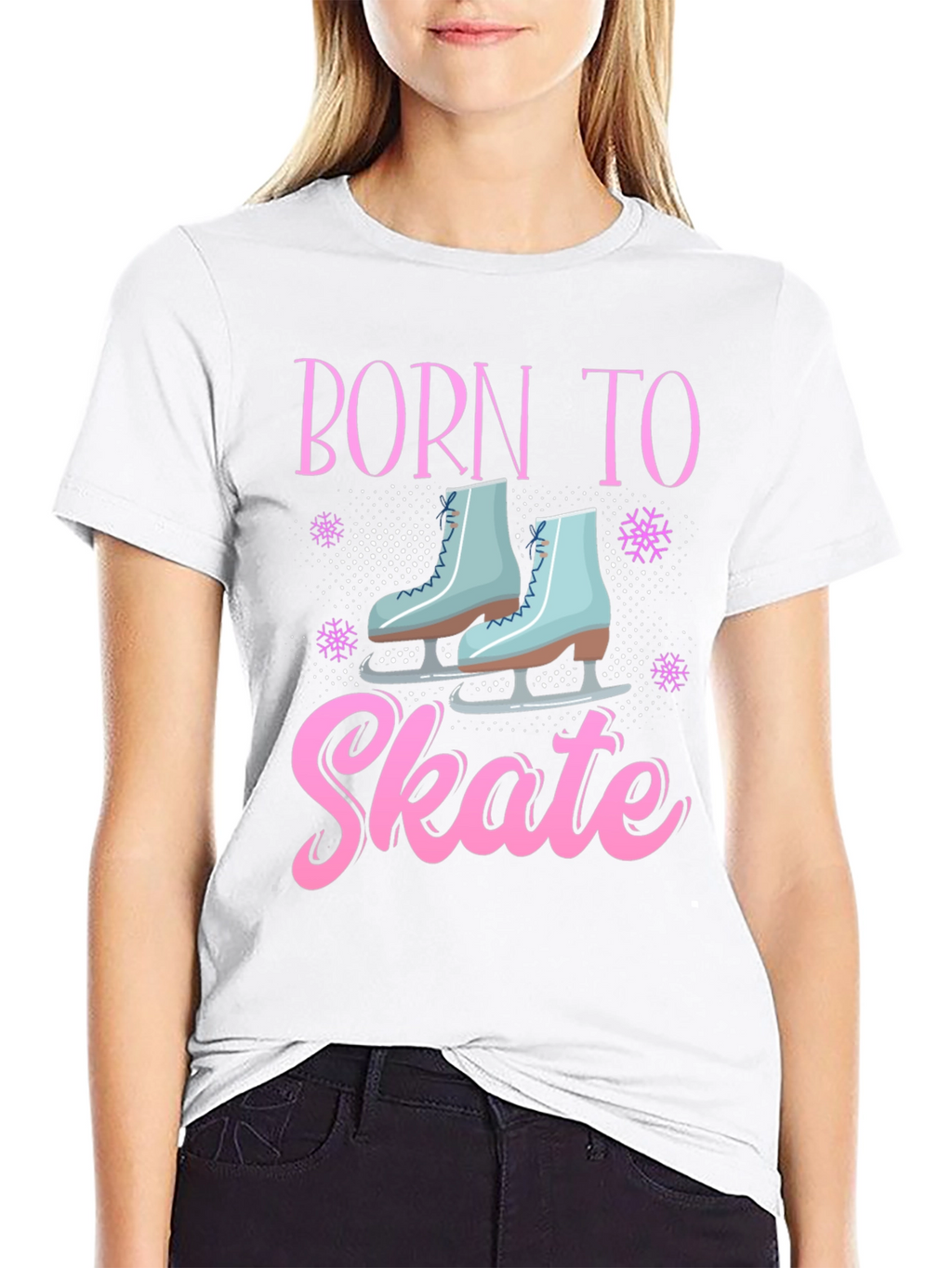 Born To Skate Black Graphic Tee