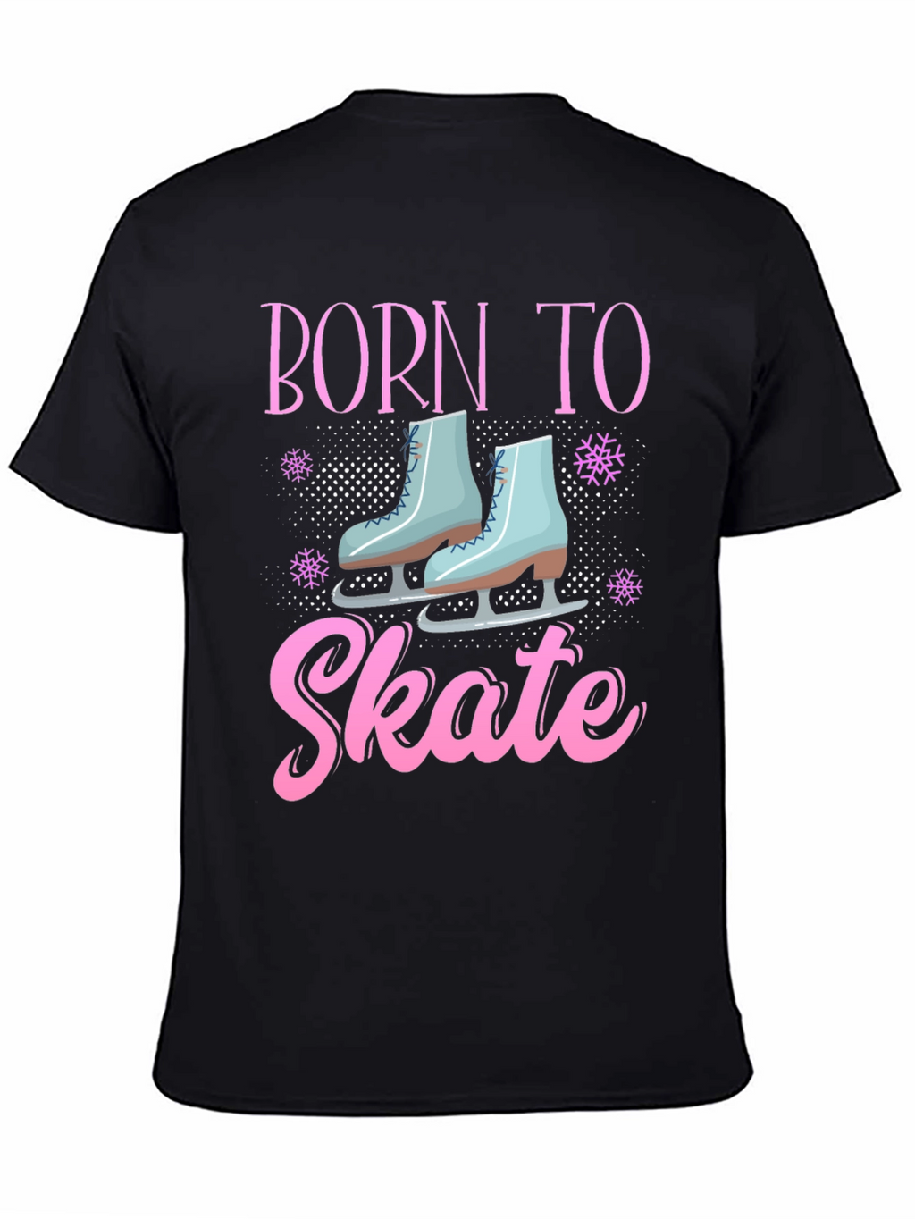 Born To Skate Black Graphic Tee