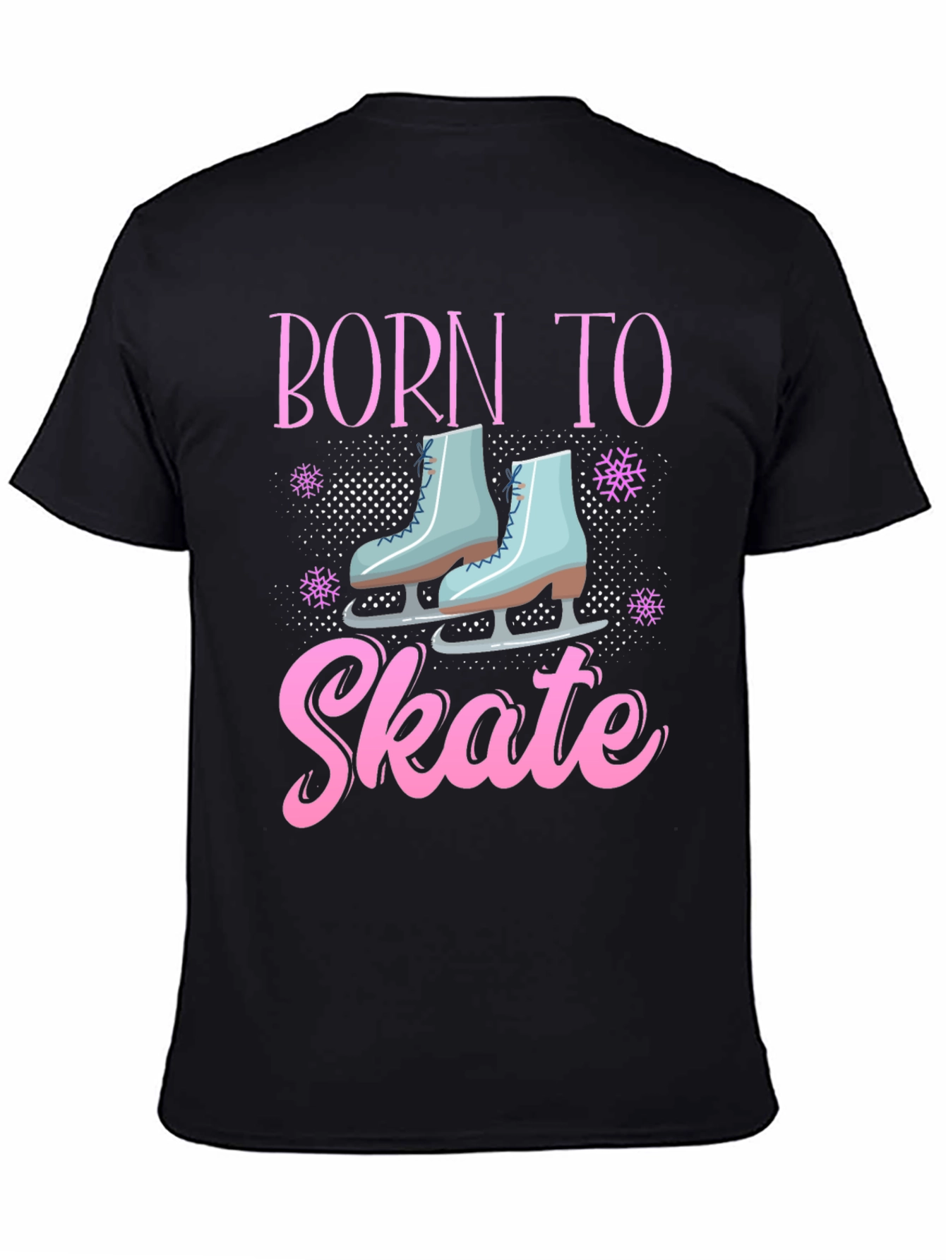 Born To Skate Black Graphic Tee