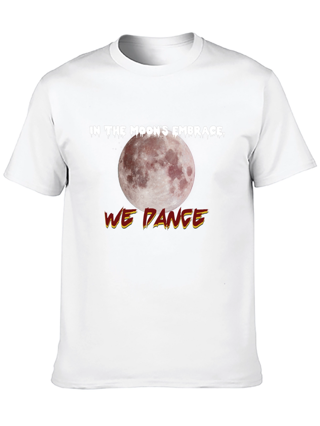 Moons Embrace Dance Graphic Tee - Black Cotton