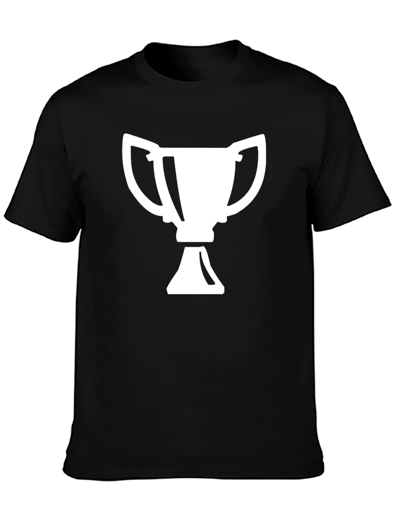 Winner Trophy Graphic Tee - Black
