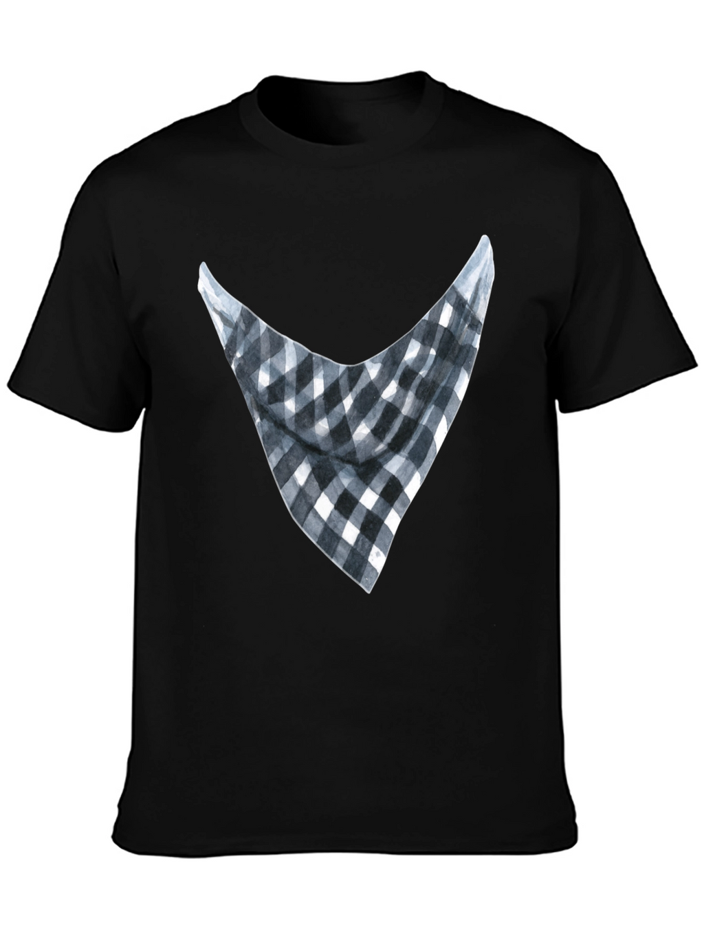Bandana Print Graphic Tee - Casual Style