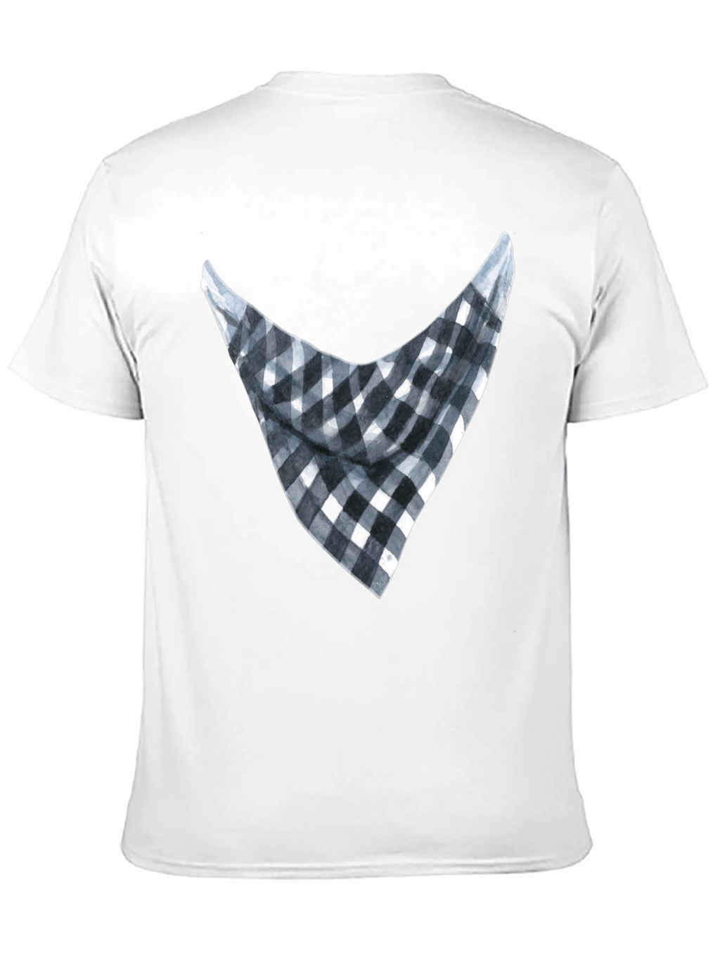 Bandana Print Graphic Tee - Casual Style
