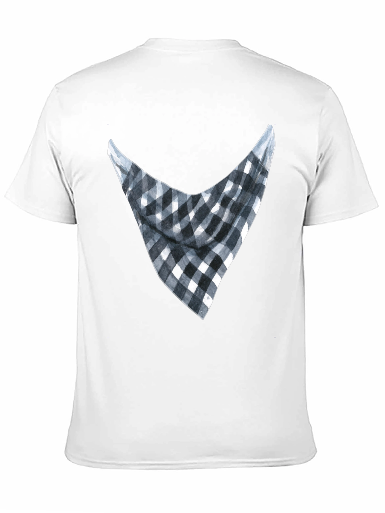 Bandana Print Graphic Tee - Casual Style