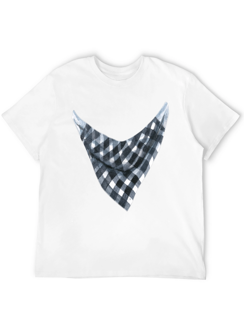 Bandana Print Graphic Tee - Casual Style