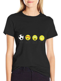 Soccer Emoji Graphic Tee - I Love Soccer T-Shirt