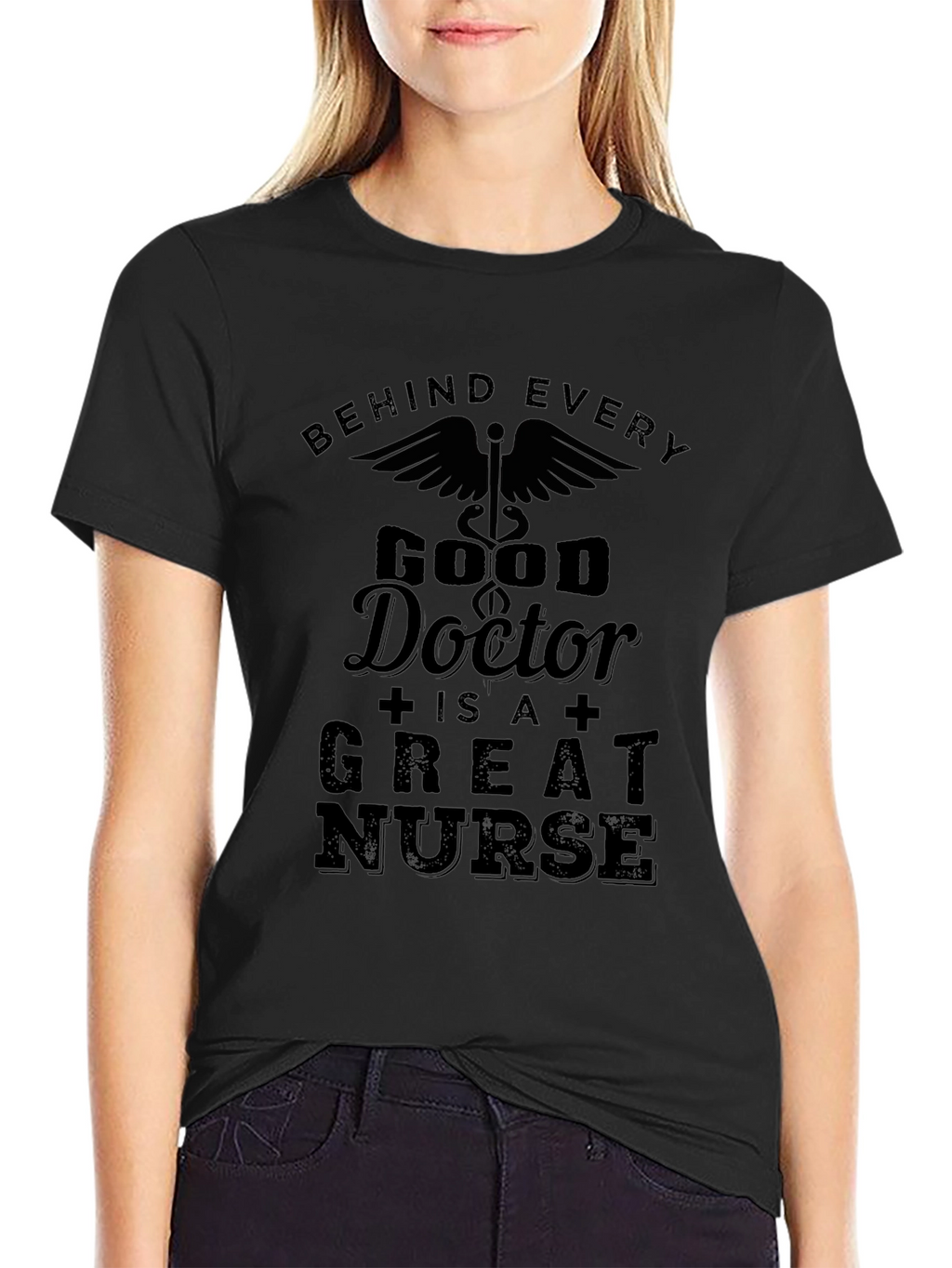 Good Doctor Great Nurse Graphic T-Shirt