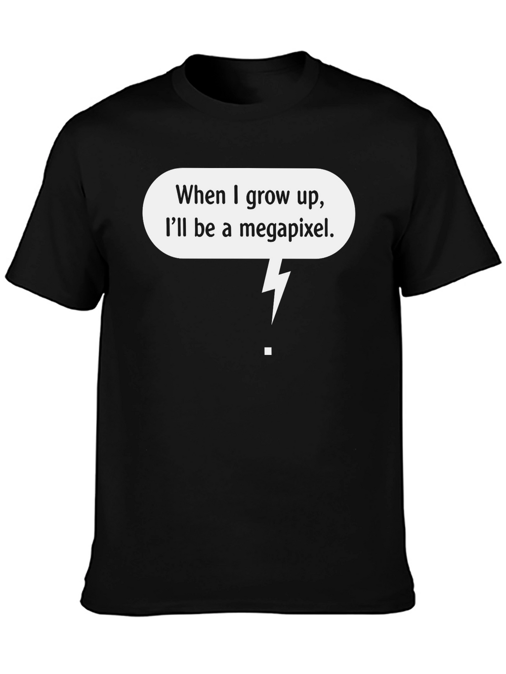 Megapixel Dream T-Shirt - Geeky Camera Humor Tee