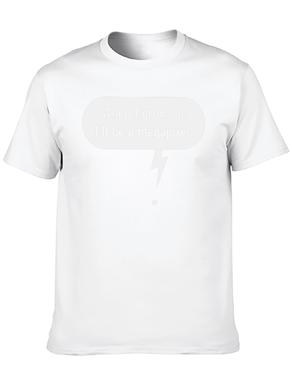 Megapixel Dream T-Shirt - Geeky Camera Humor Tee