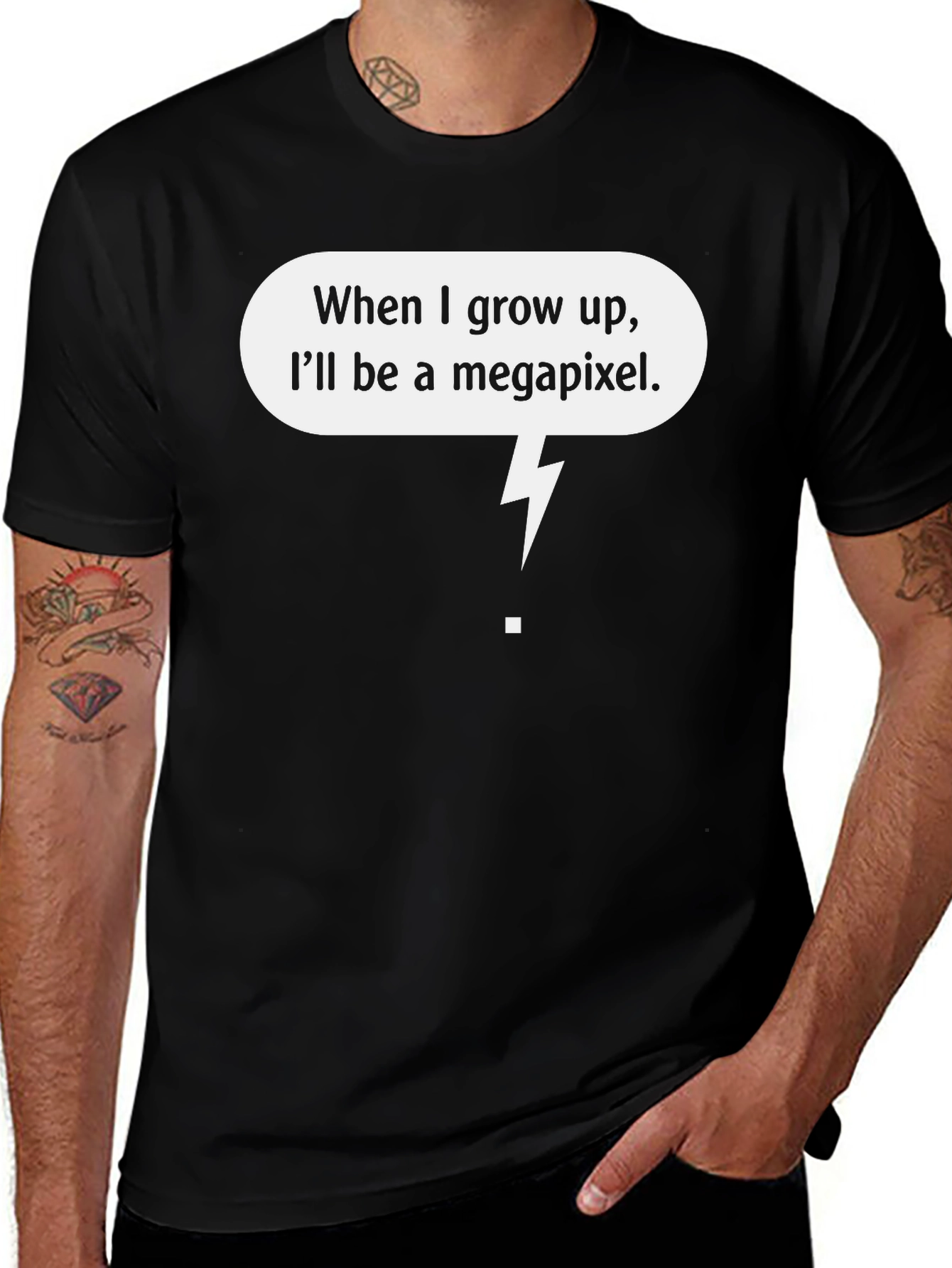 Megapixel Dream T-Shirt - Geeky Camera Humor Tee