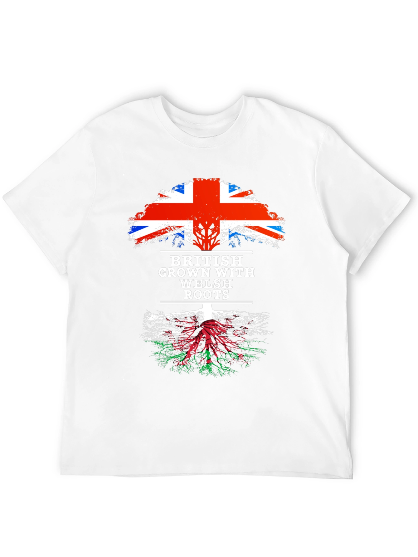 British Grown with Welsh Roots T-Shirt
