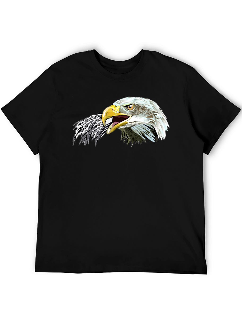Eagle Graphic Black T-Shirt - Mens Bold Design