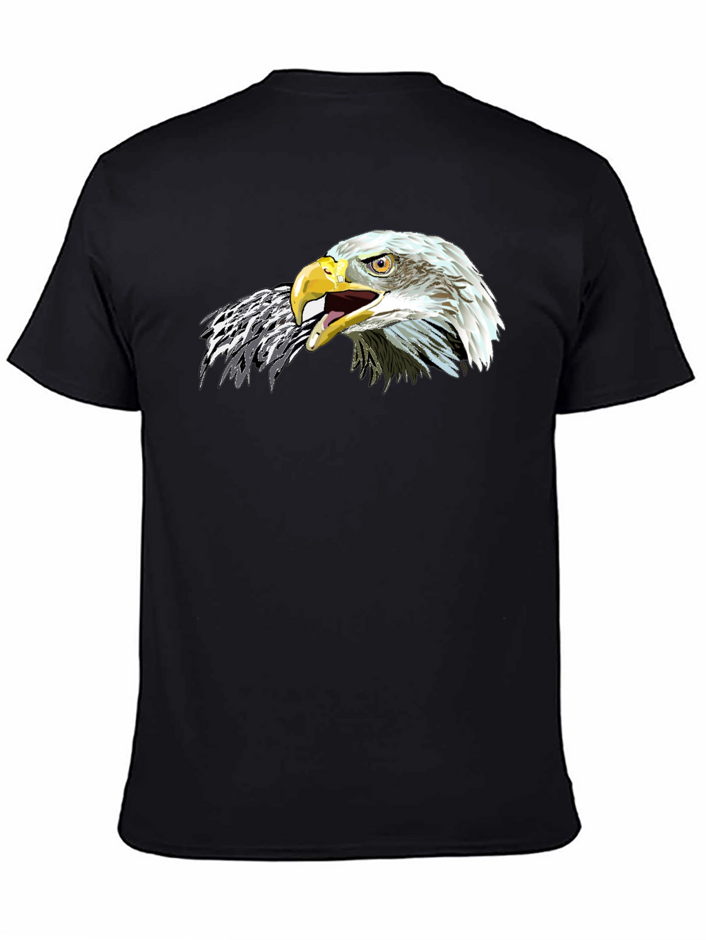 Eagle Graphic Black T-Shirt - Mens Bold Design