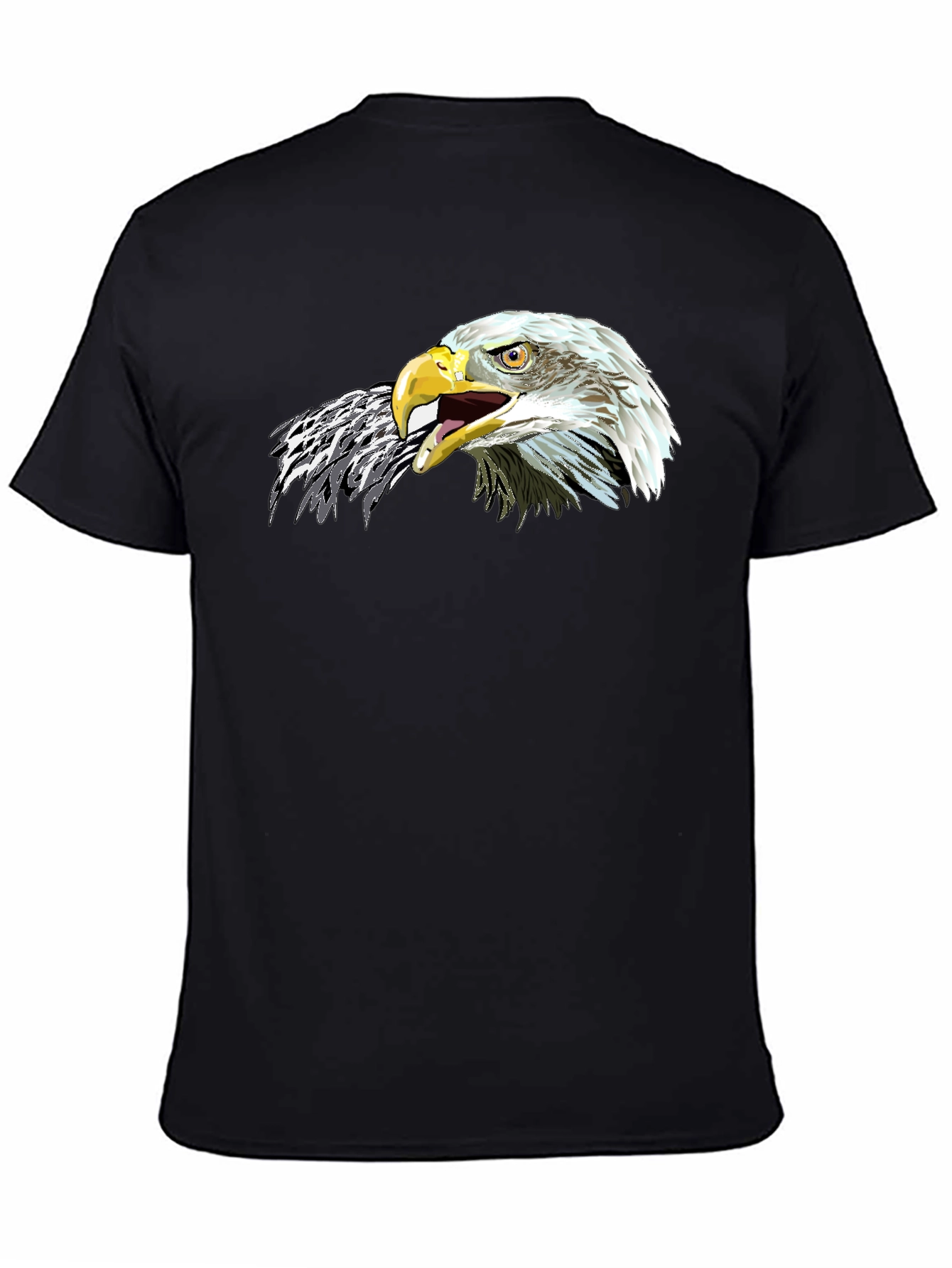 Eagle Graphic Black T-Shirt - Mens Bold Design