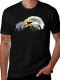 Eagle Graphic Black T-Shirt - Mens Bold Design
