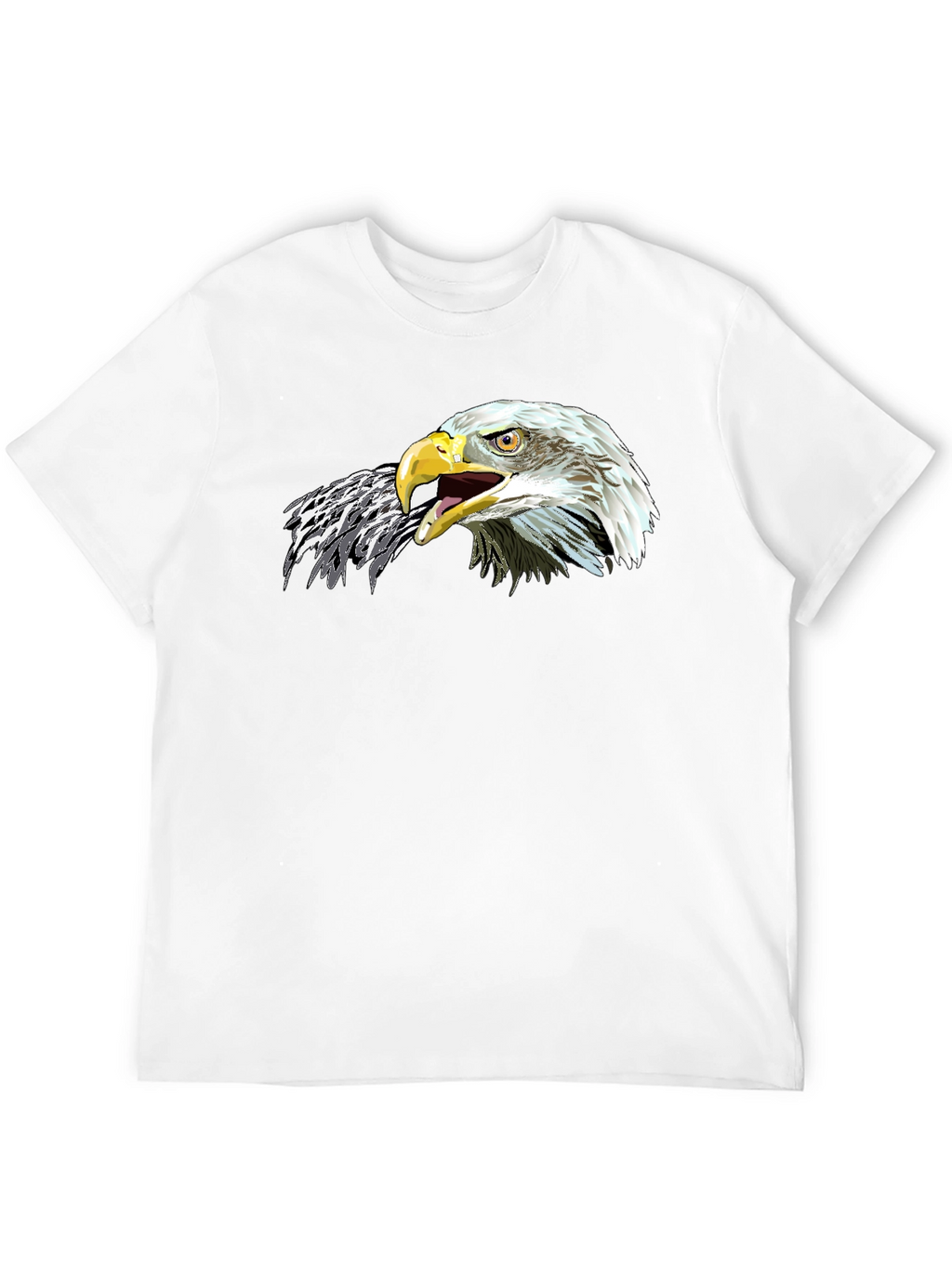Eagle Graphic Black T-Shirt - Mens Bold Design