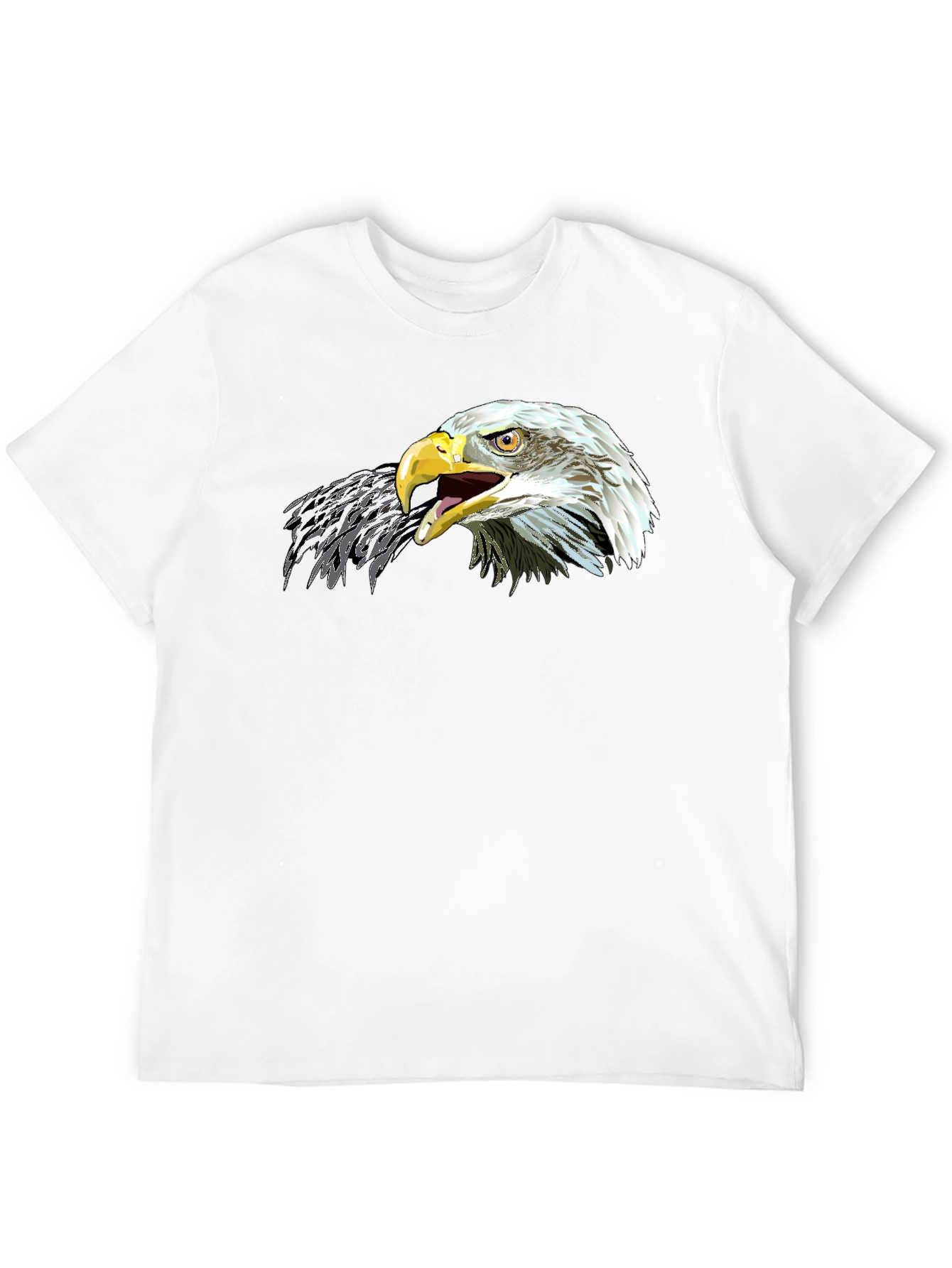 Eagle Graphic Black T-Shirt - Mens Bold Design