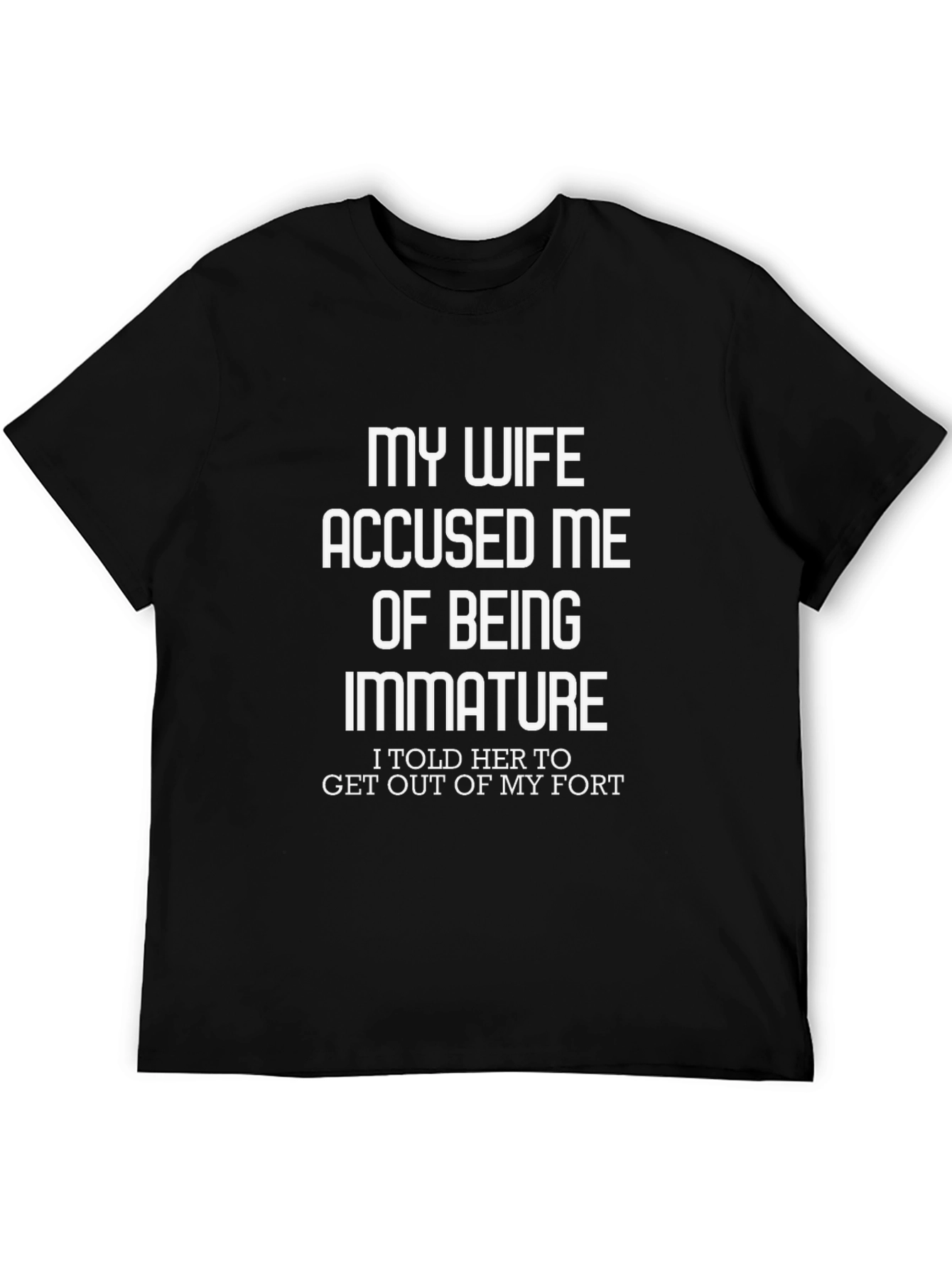 Funny My Wife Accused Me Graphic T-Shirt