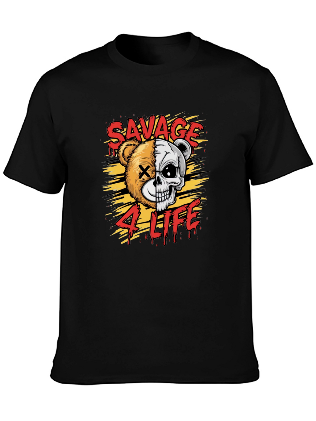 Savage 4 Life Graphic Print T-Shirt