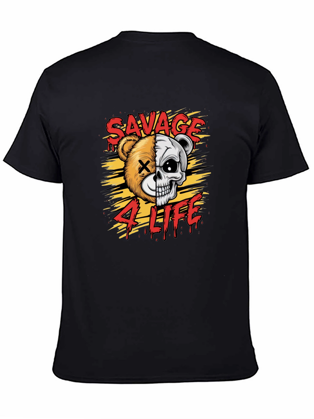 Savage 4 Life Graphic Print T-Shirt